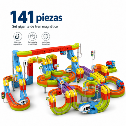 Tren magnético de bloques Cero Pantallas - foto de producto 2